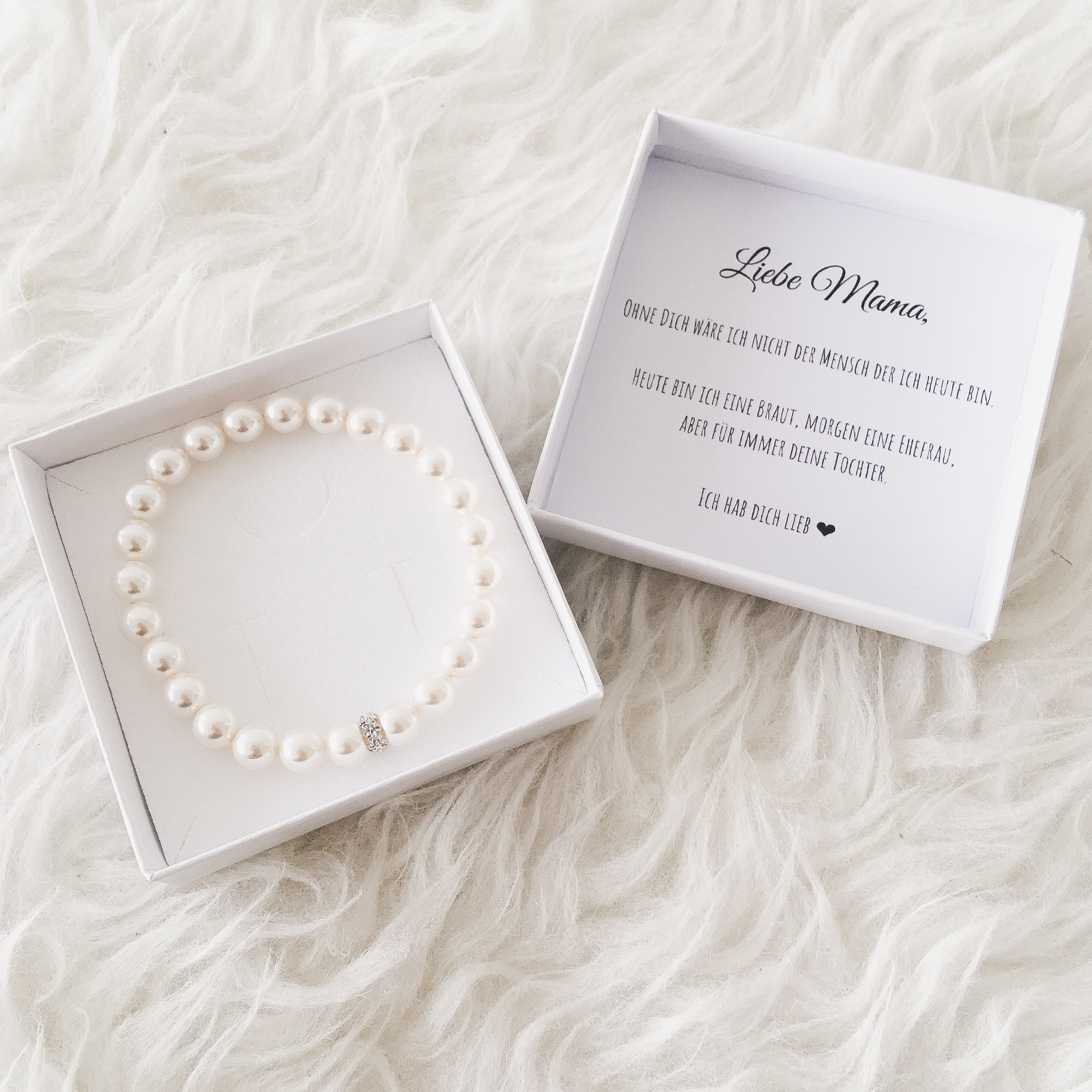 Infinity Armband 925 Silber Geschenkbox personalisiert Brautmutter Geschenk Trauzeugin Hochzeit