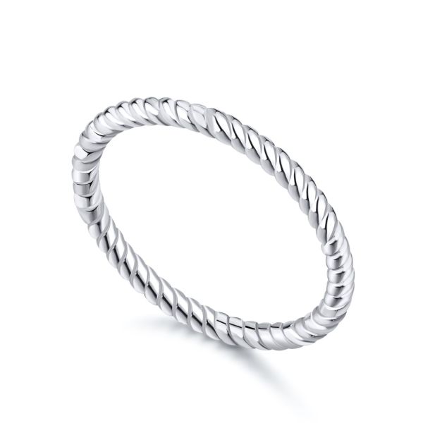 Seil Ring Silber 925
